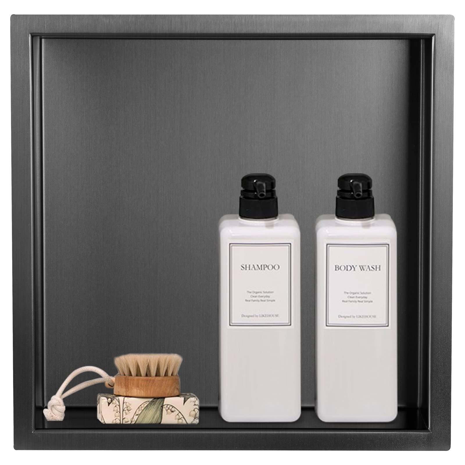 Skelang Nicchia Doccia a Incasso 30x30 cm, Antracite