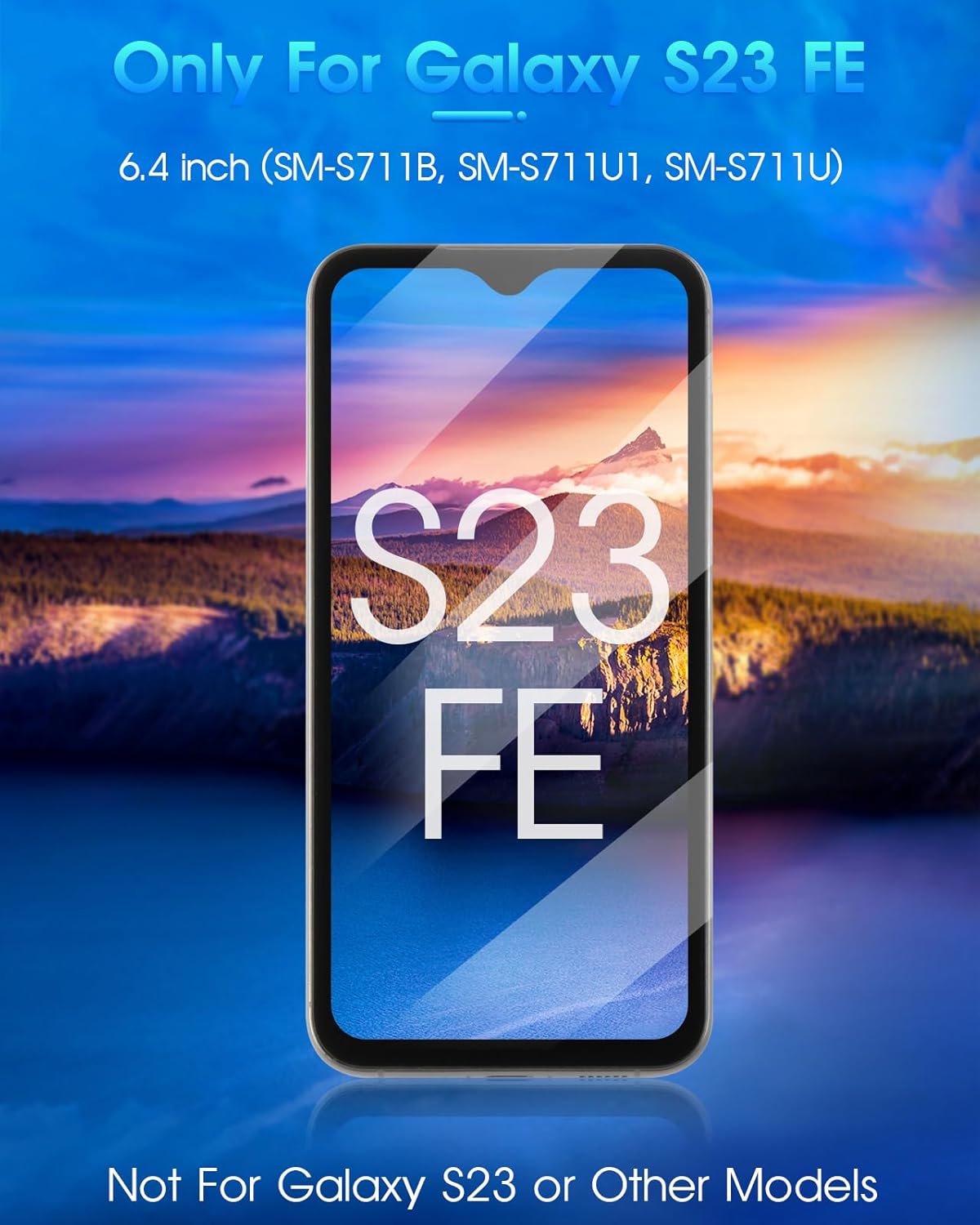 Schermo LCD OLED per Samsung S23 FE 6,4 pollici, Nero - immagine 2