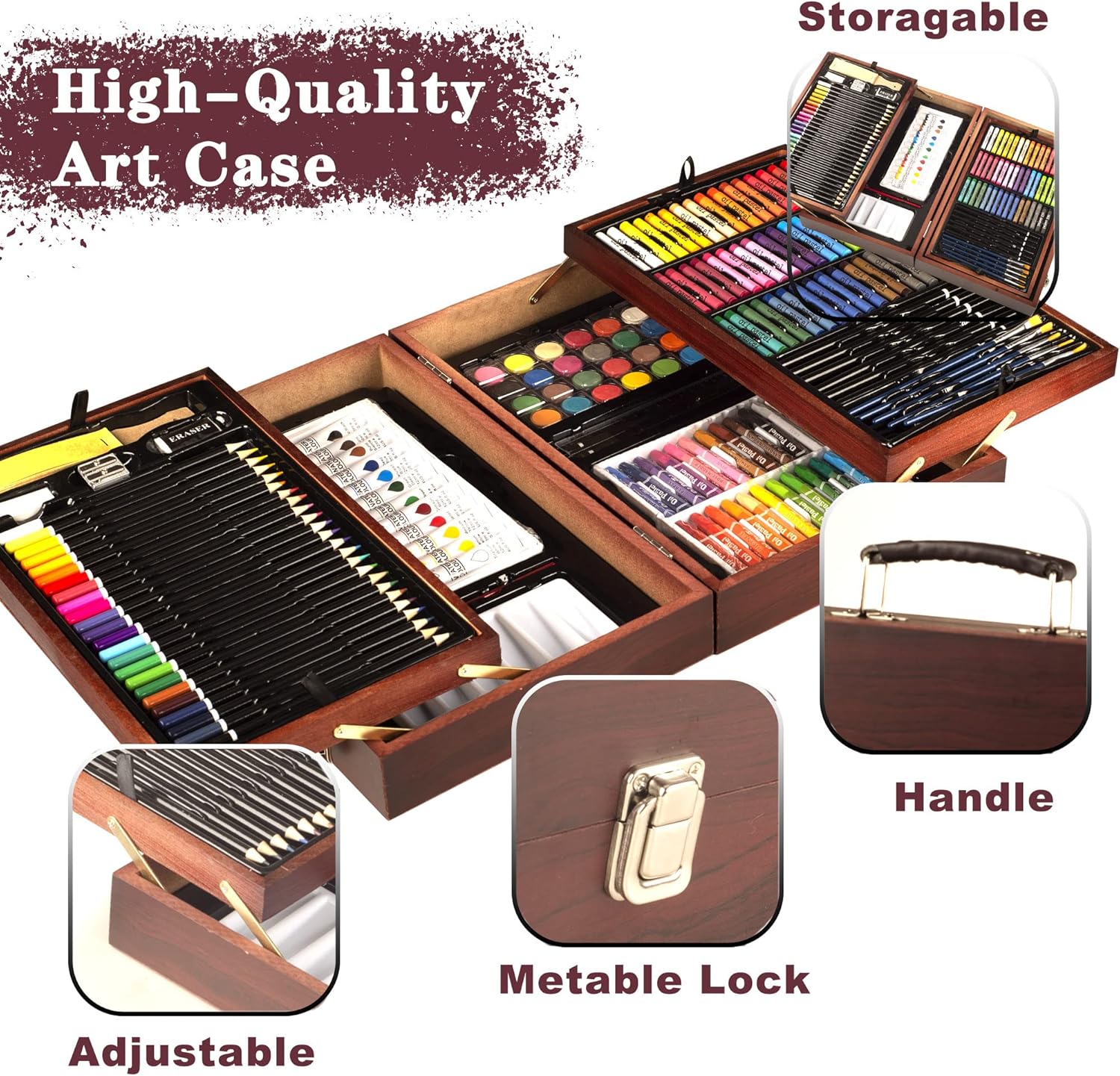 KINSPORY Valigetta Colori Bambina 168 Pezzi - immagine 6