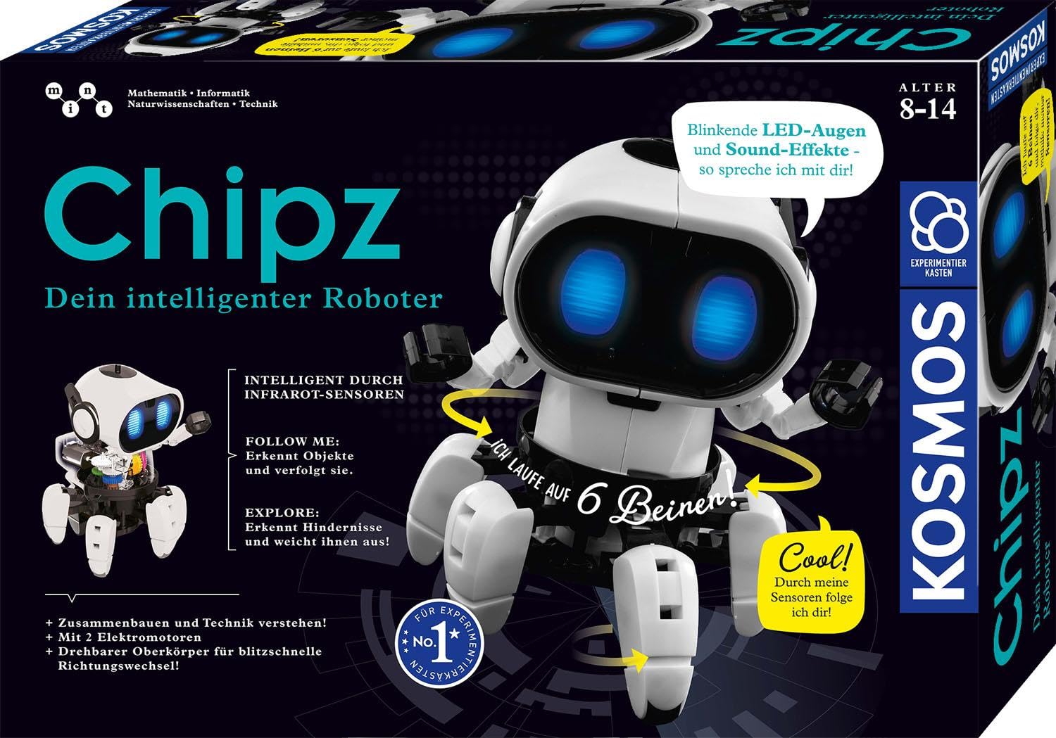 Franckh-Kosmos Chipz - Dein intelligenter Roboter: Experimentierkasten