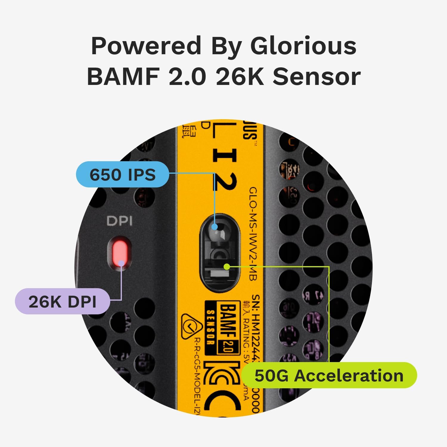 Glorious Gaming - Model I 2 Mouse Gaming Cablato - immagine 5