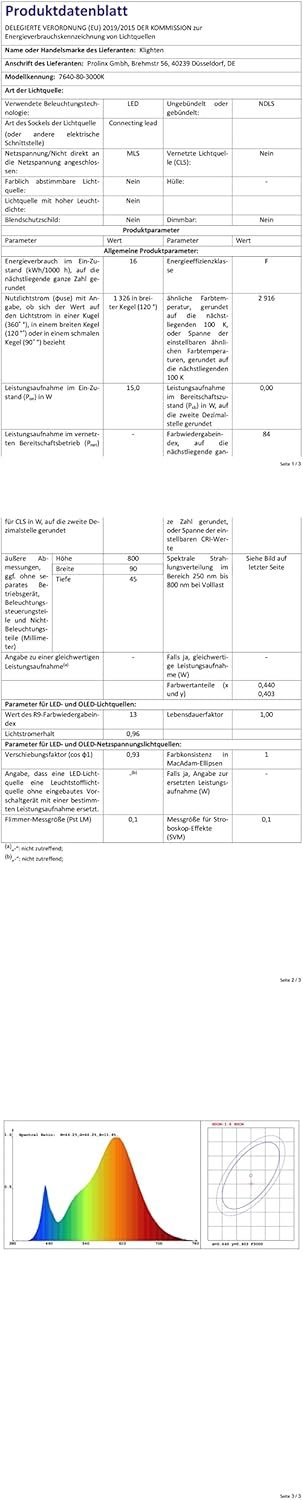 Klighten Lampada da Specchio per Bagno LED 80cm 16W - immagine 8