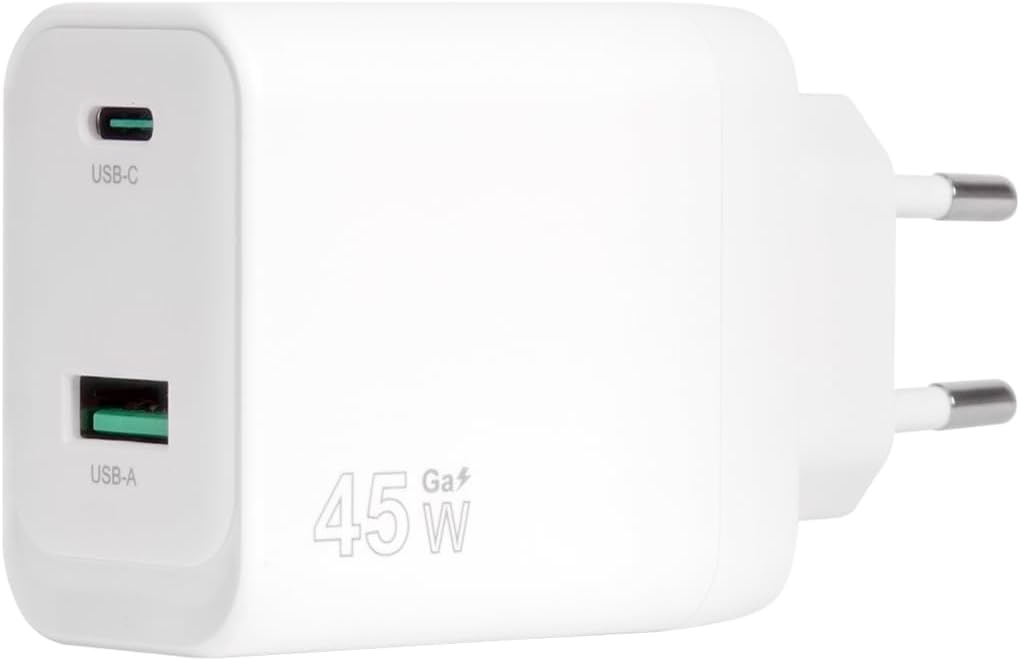 Vultech CC45-1C1A - Caricatore Universale 45W GaN USB, Bianco - immagine 3
