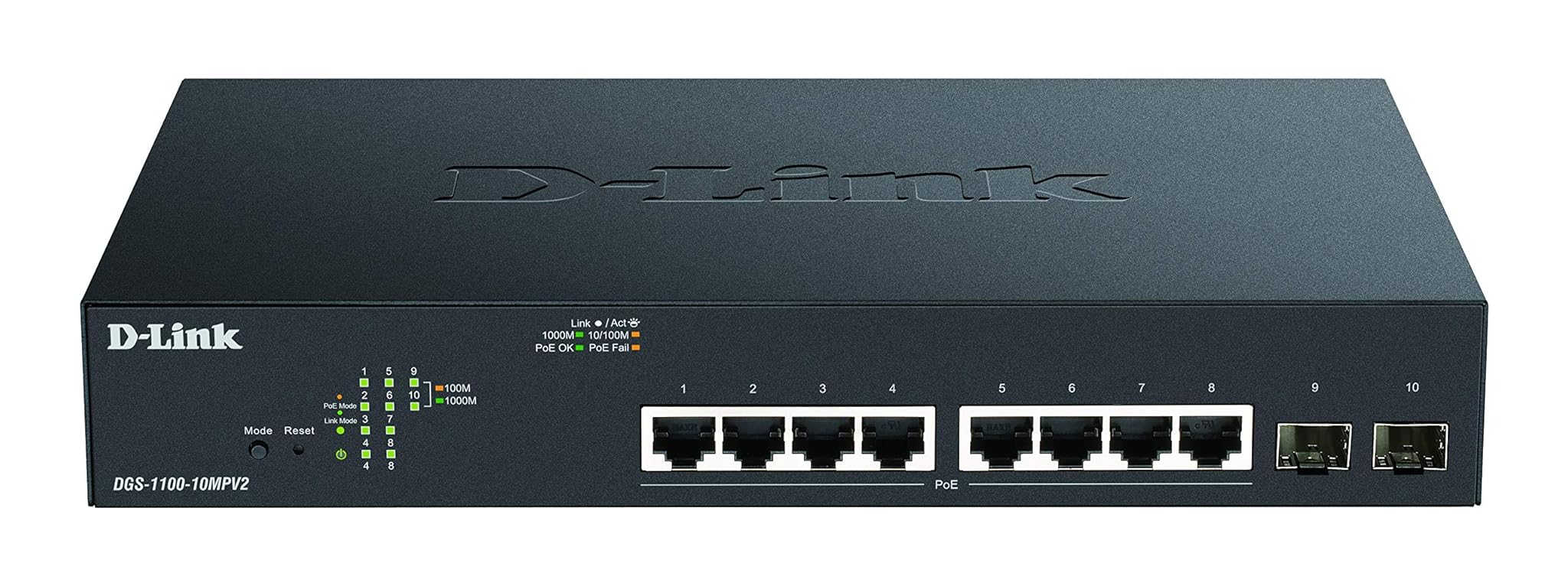 D-Link DGS-1100-10MPV2/E Smart Switch Gestito PoE