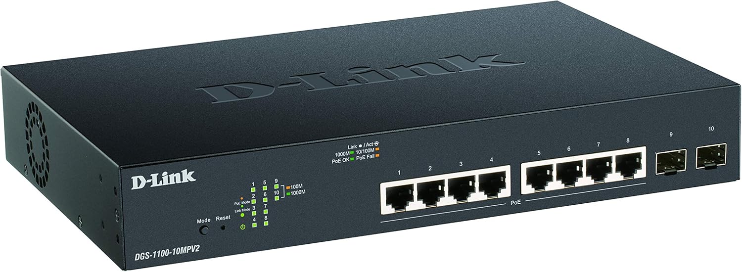 D-Link DGS-1100-10MPV2/E Smart Switch Gestito PoE - immagine 2