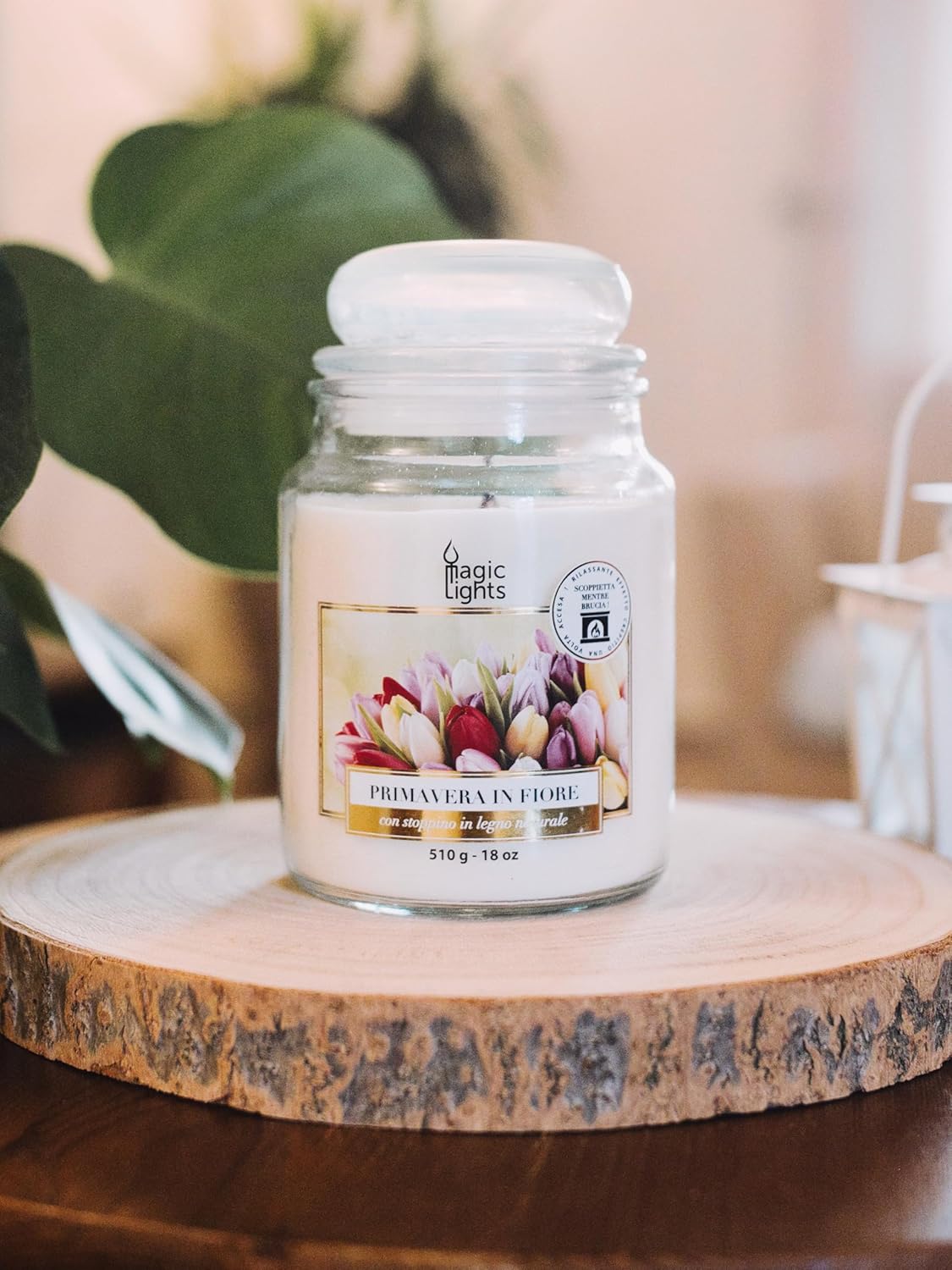 Magic Lights - Candela giara 510 gr Primavera in Fiore - immagine 5