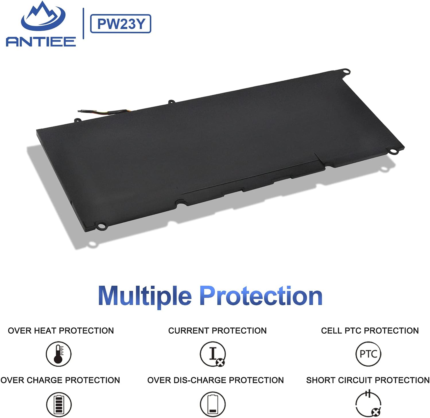 Antiee Batteria 60Wh PW23Y per Dell XPS 13 9360 - immagine 5