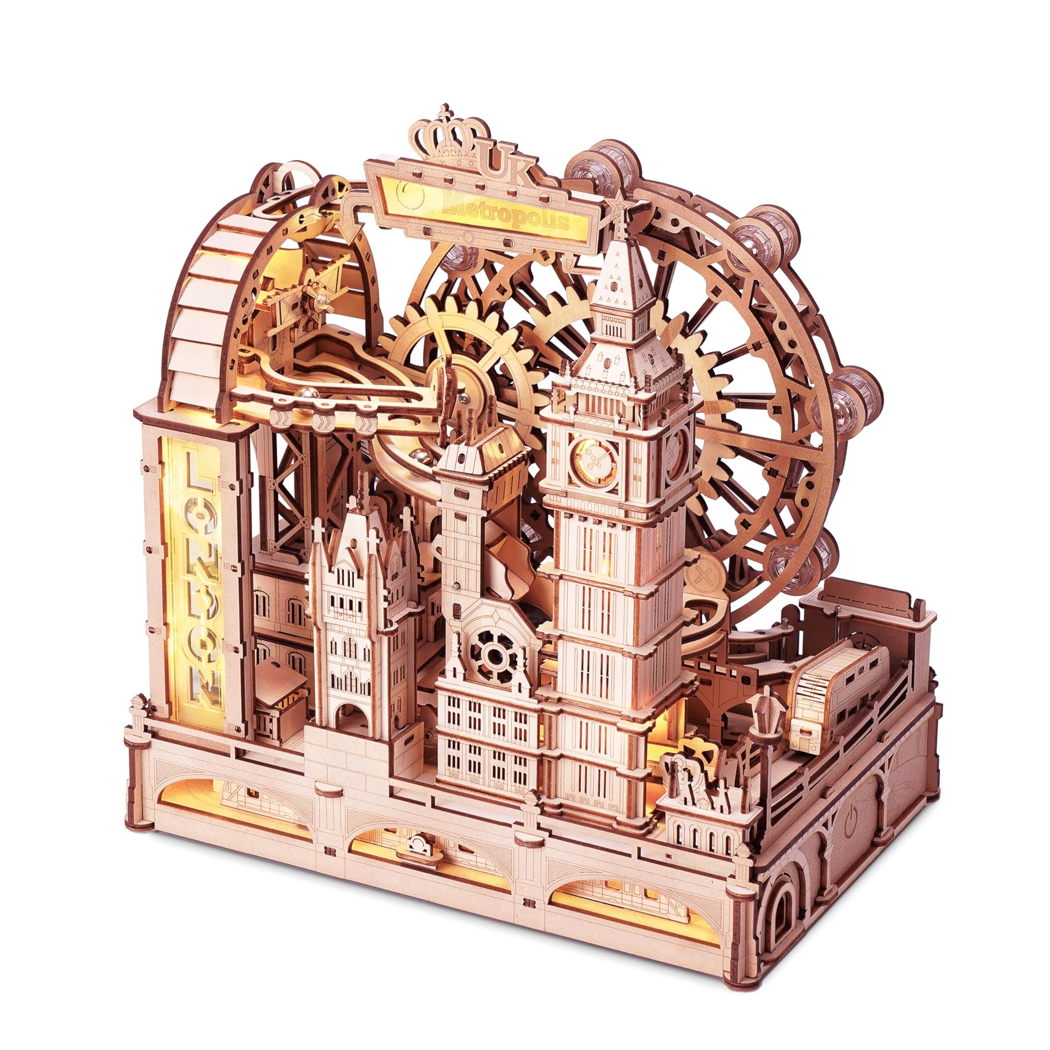 Rokr Puzzle 3D in Legno - Palline Viaggio Londra