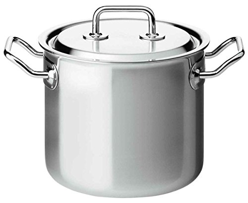 415580624 Brigade Premium - Pentola con coperchio, 24 cm