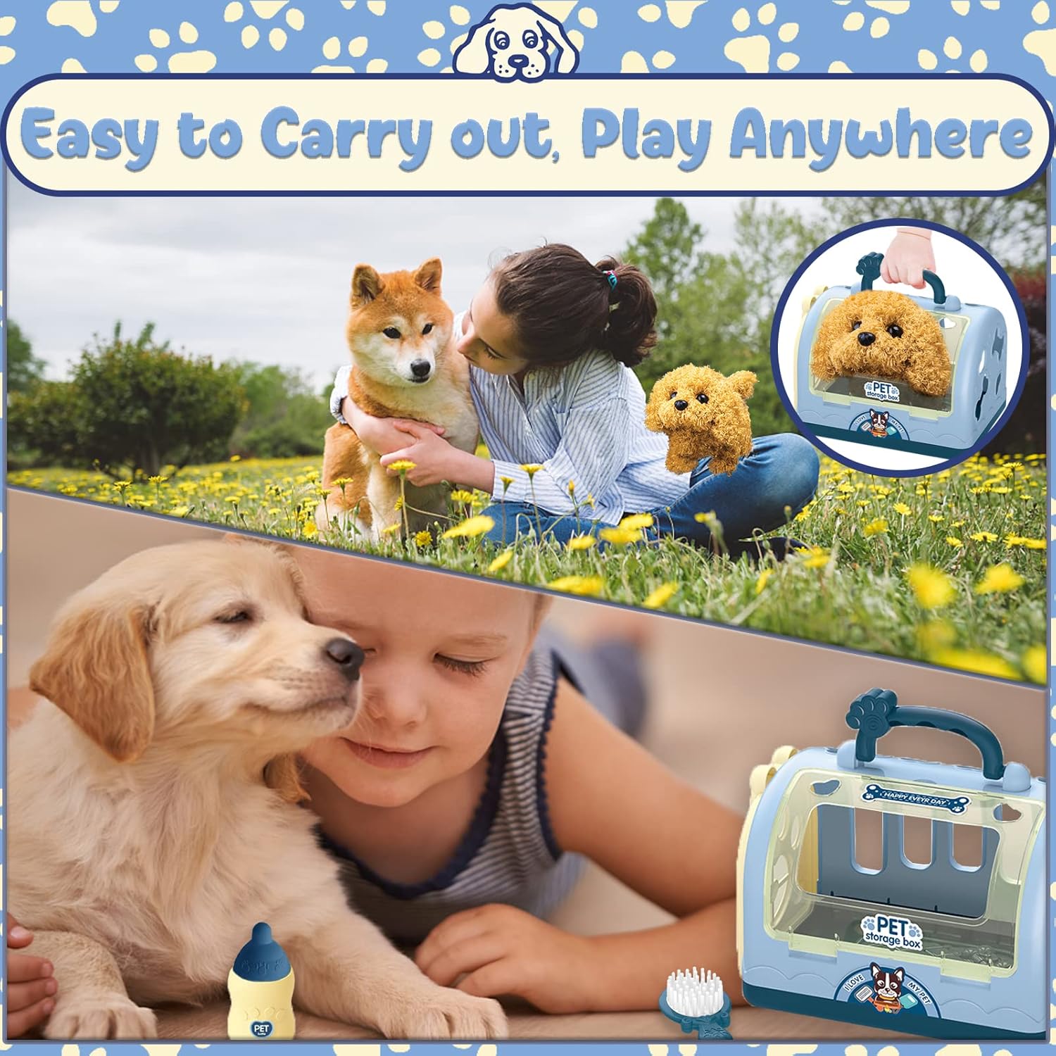 STAY GENT Peluche Robot Cane con Valigetta Dottore 12Pz - immagine 7