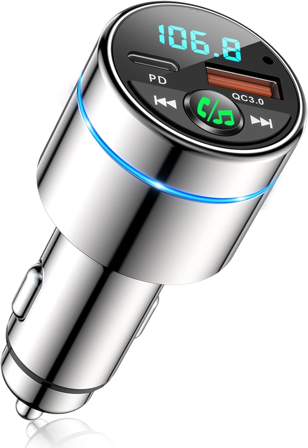 Mohard Bluetooth Auto - Trasmettitore FM Metallico