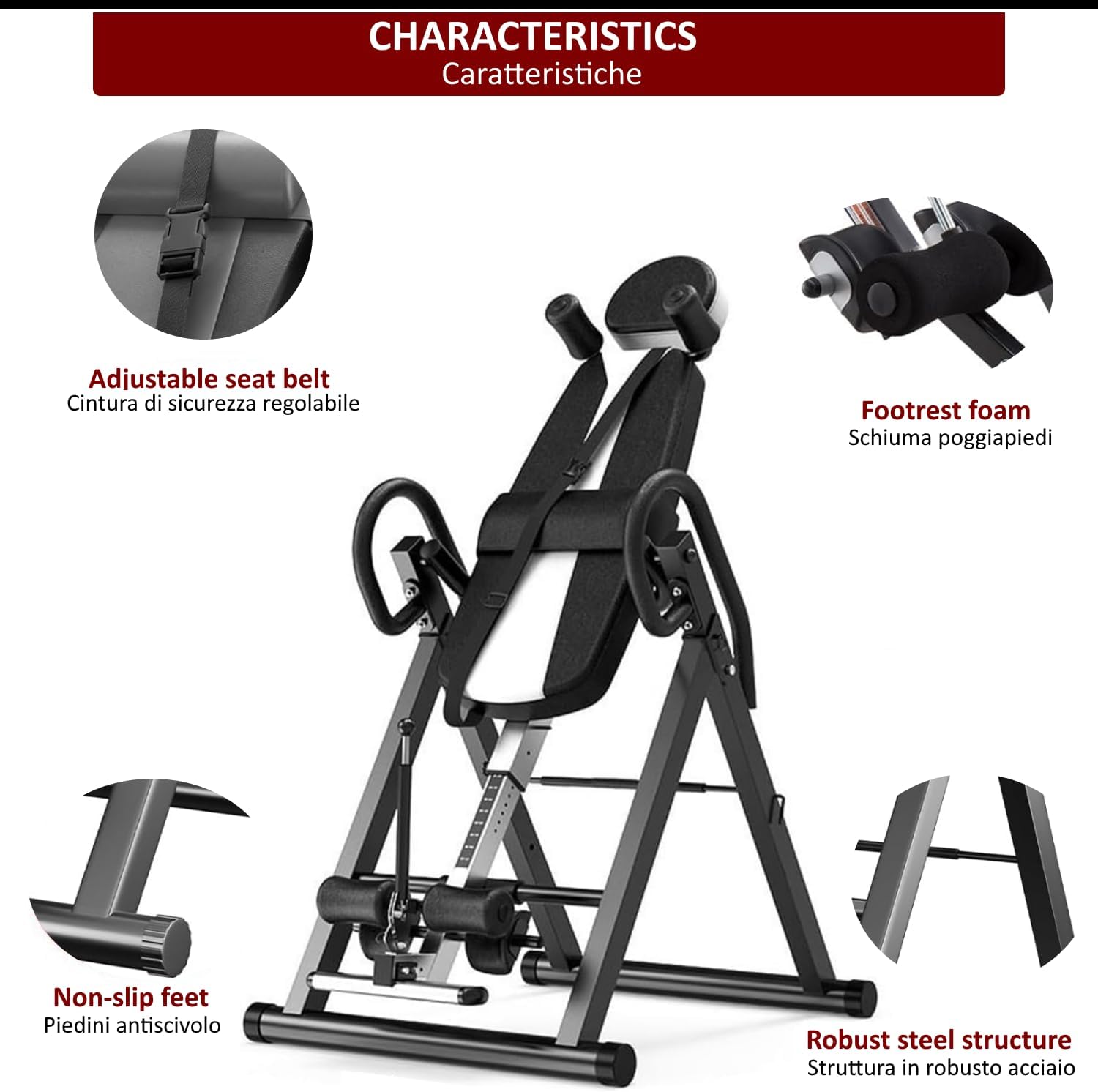 Panca a Inversione Imbottita Antigravitazionale - immagine 2