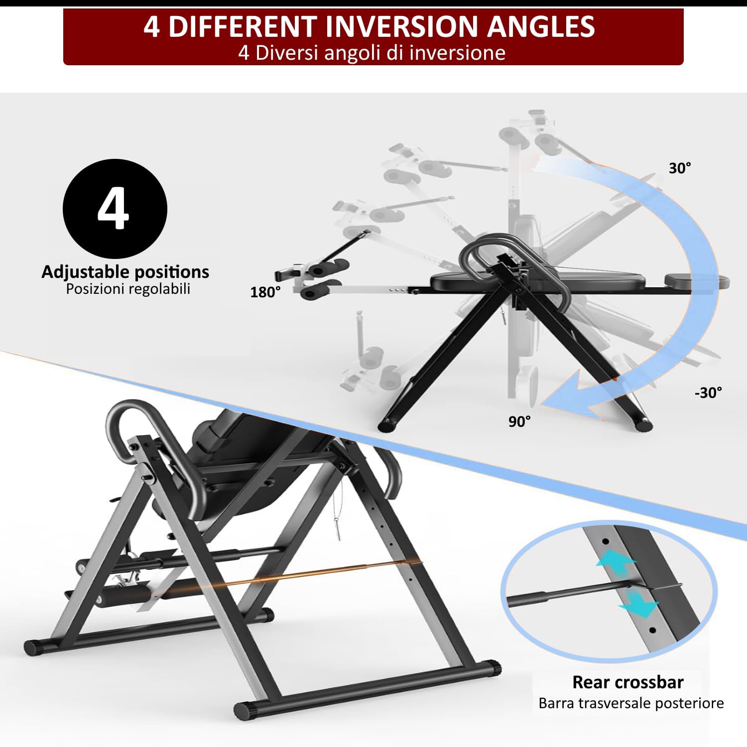 Panca a Inversione Imbottita Antigravitazionale - immagine 7