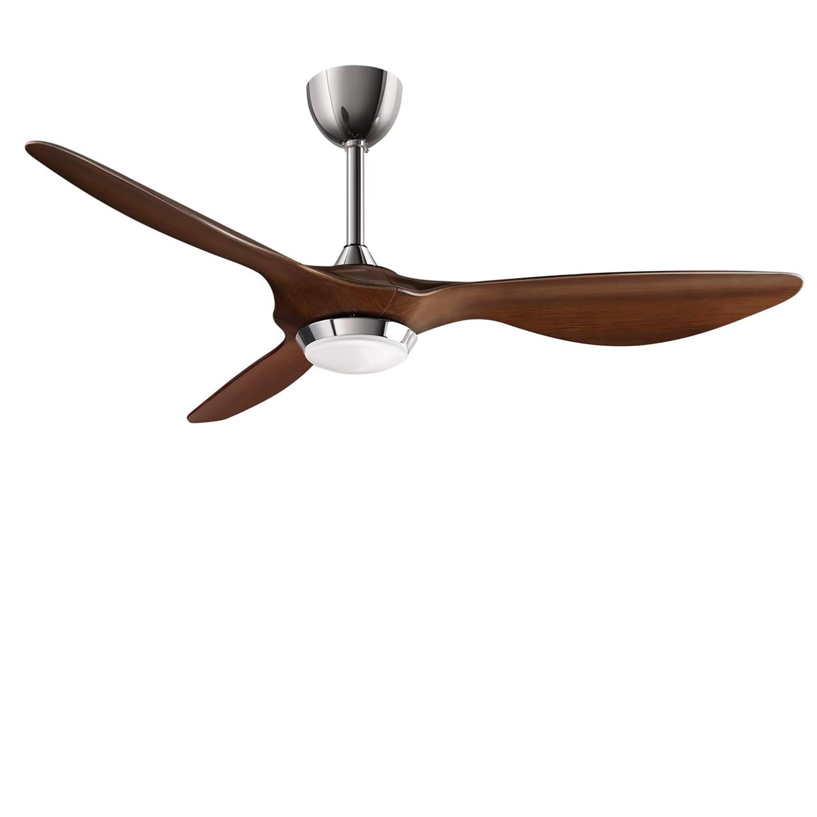 Reiga Ventilatore da Soffitto 132cm con Lampada LED Dimmerabile