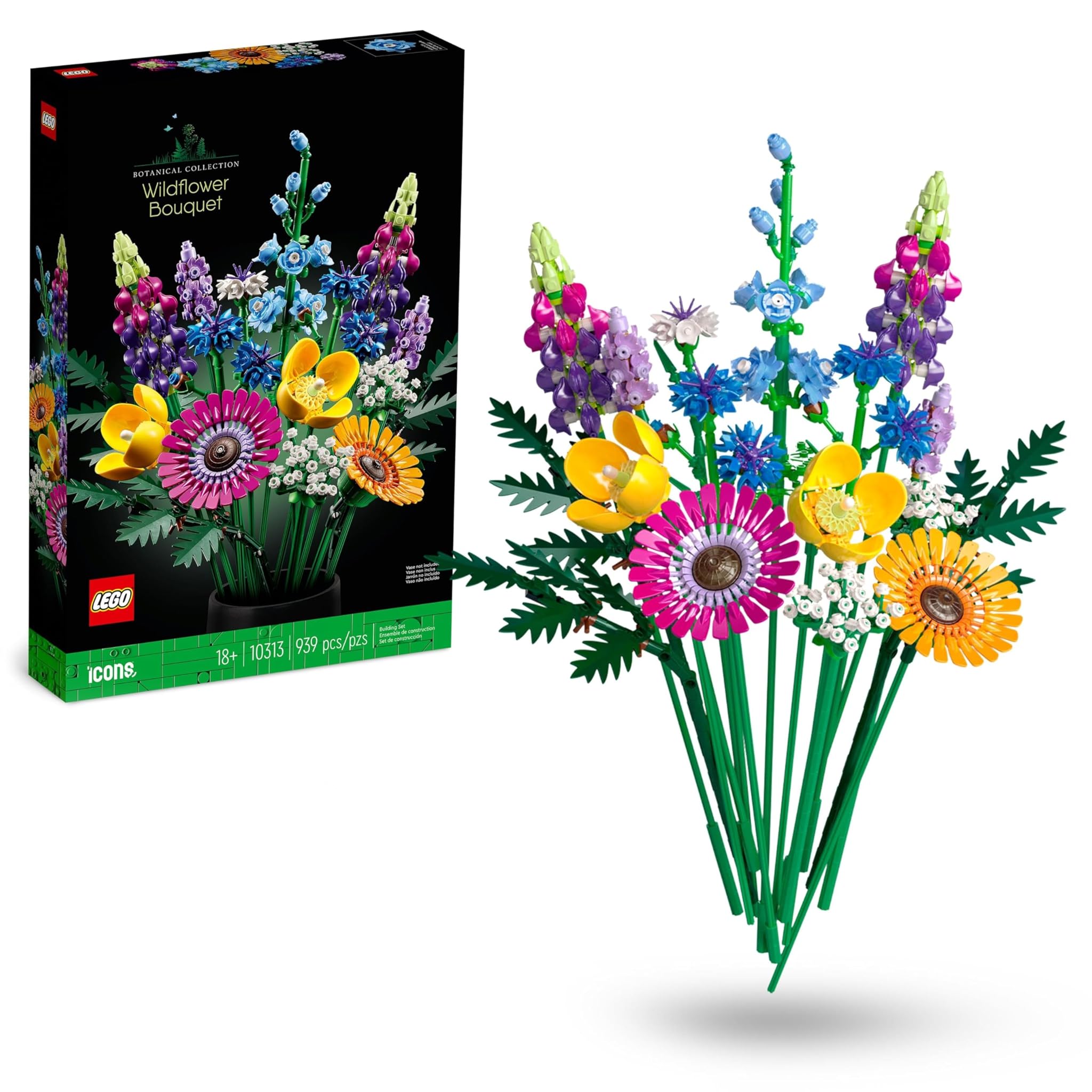 Lego Botanicals Bouquet Fiori Selvatici Finti 10313
