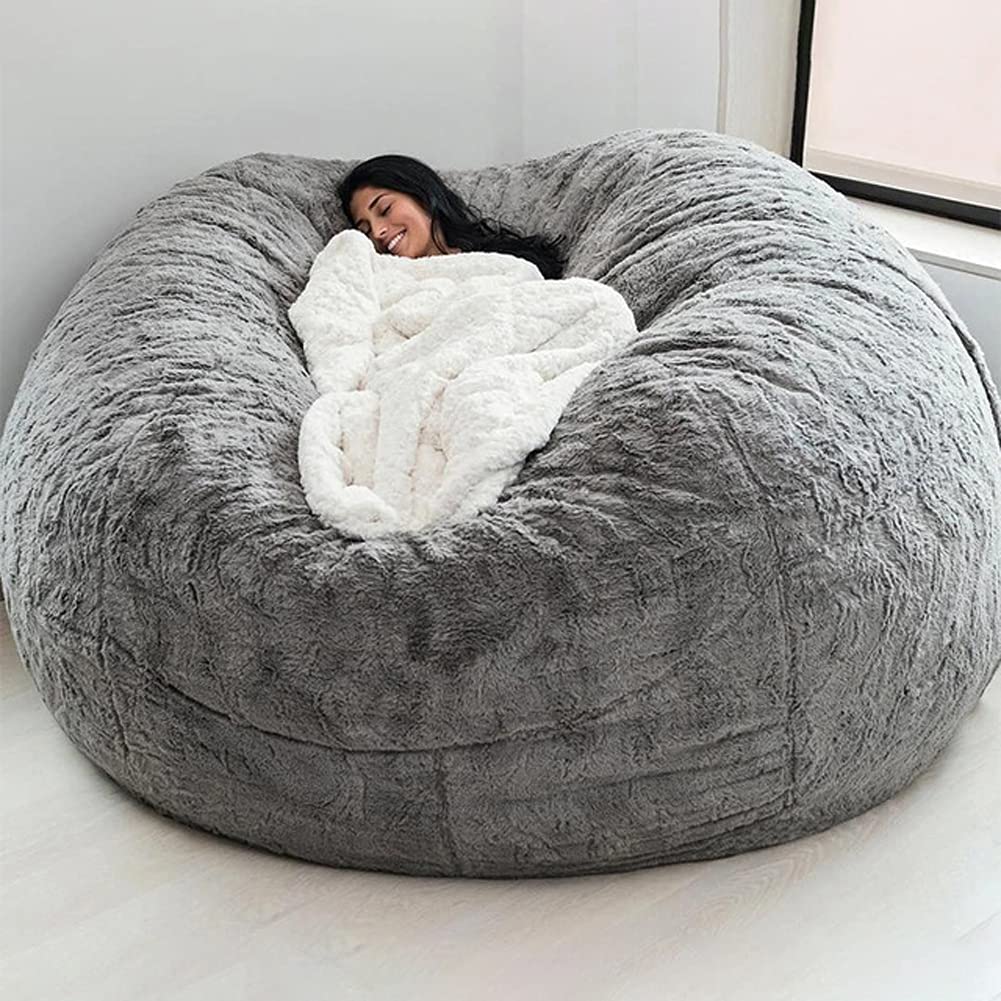Copertura Poltrona Bean Bag - Fodera Grande Rotonda