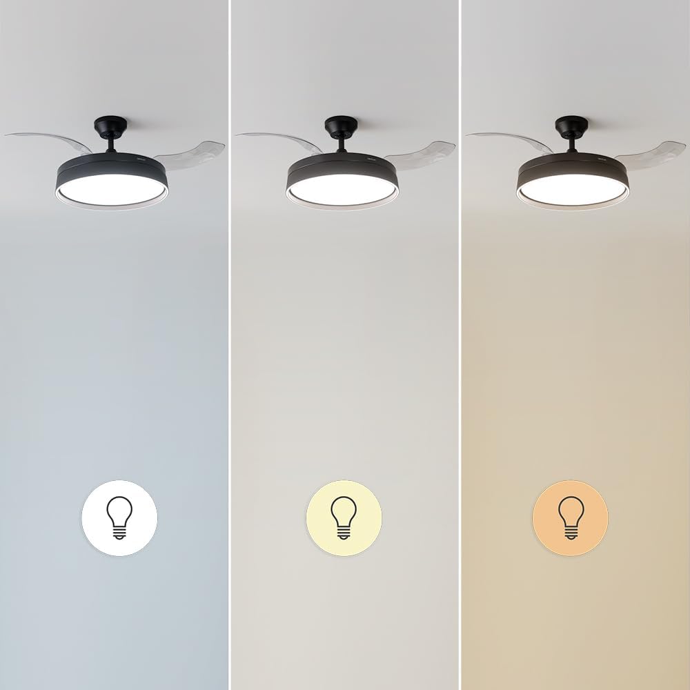 Cecotec Ventilatore Soffitto Energysilence Aero 4200 Invisible Black - immagine 9