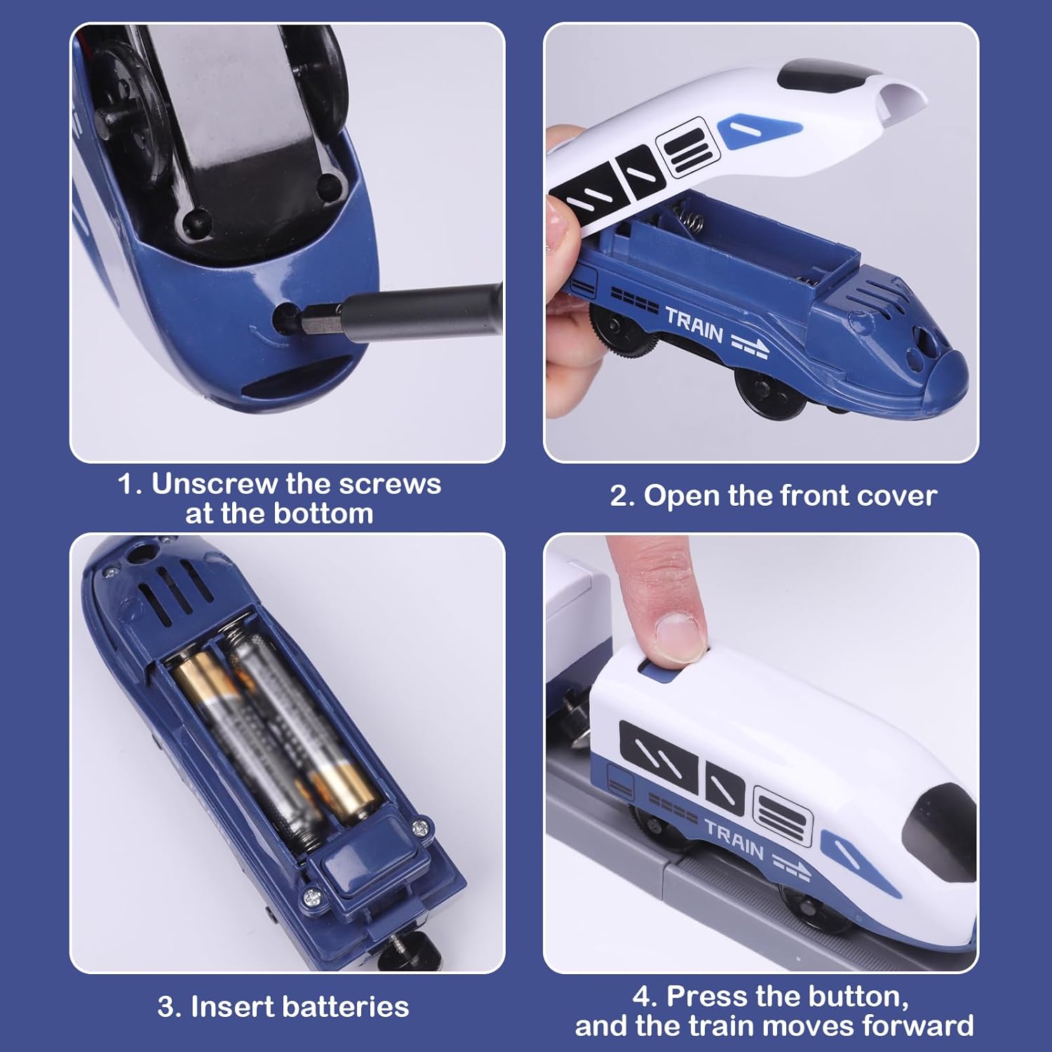 Trenino Elettrico per Bambini 104 Pezzi - immagine 6