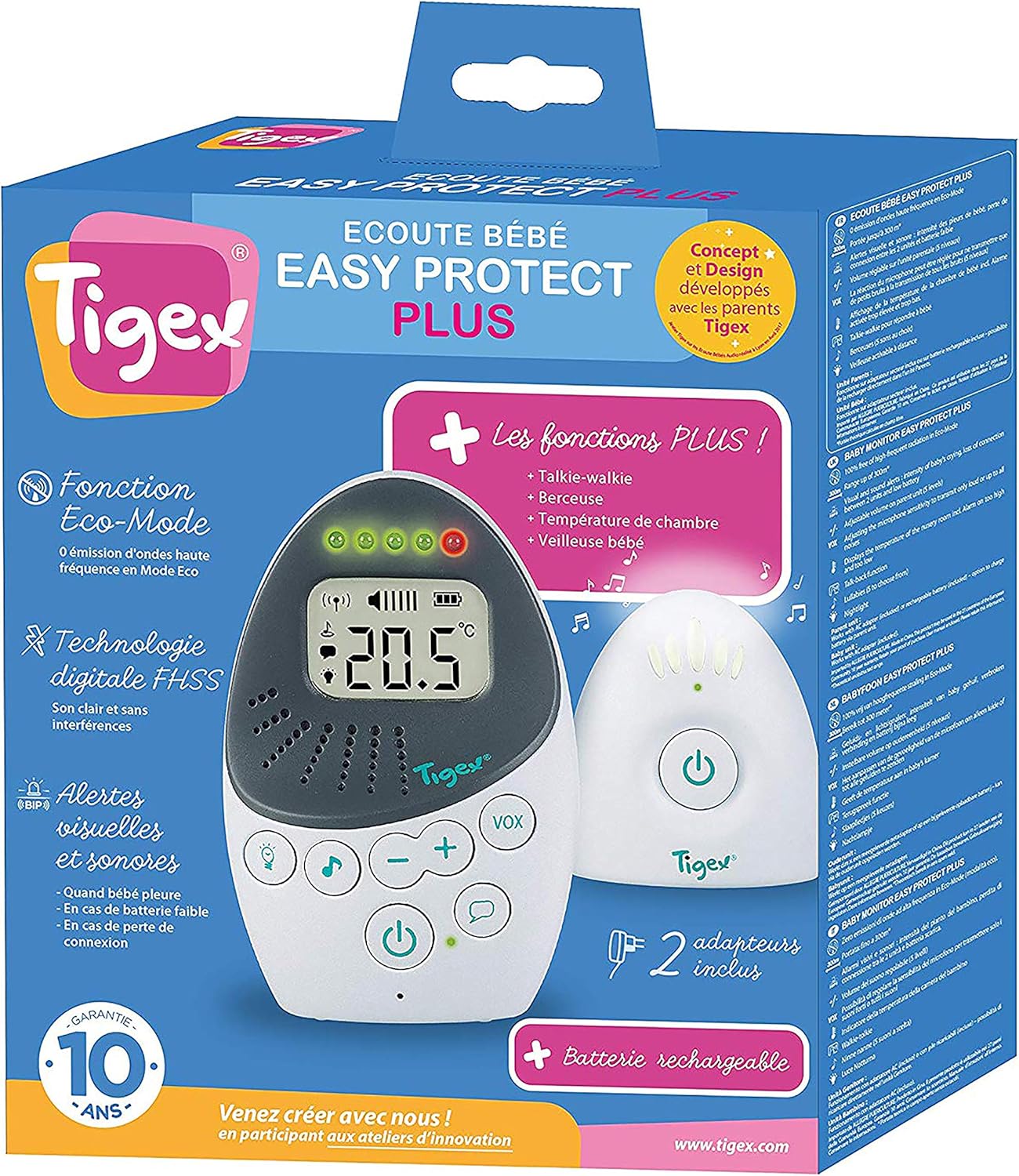 Tigex ecoute-bébé Easy Protect Plus - immagine 11