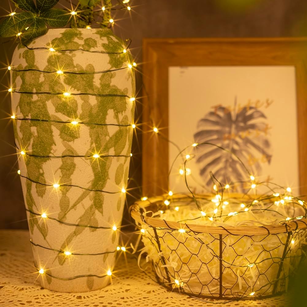 Zeluxdot Stringa Luci LED 120m 1200 LED, Rame Verde - immagine 7