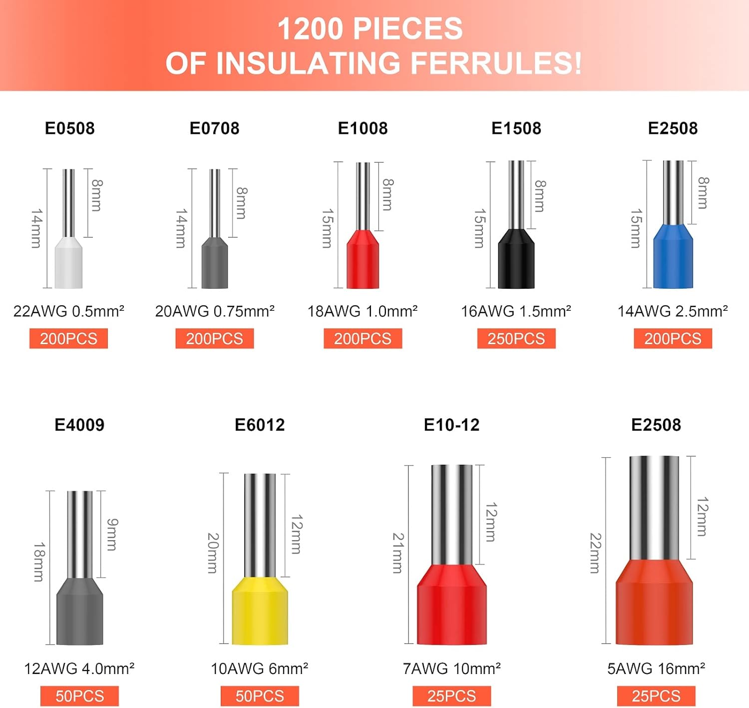 Preciva Pinza Crimpatrice Capicorda 0,08-16 mm² - immagine 5