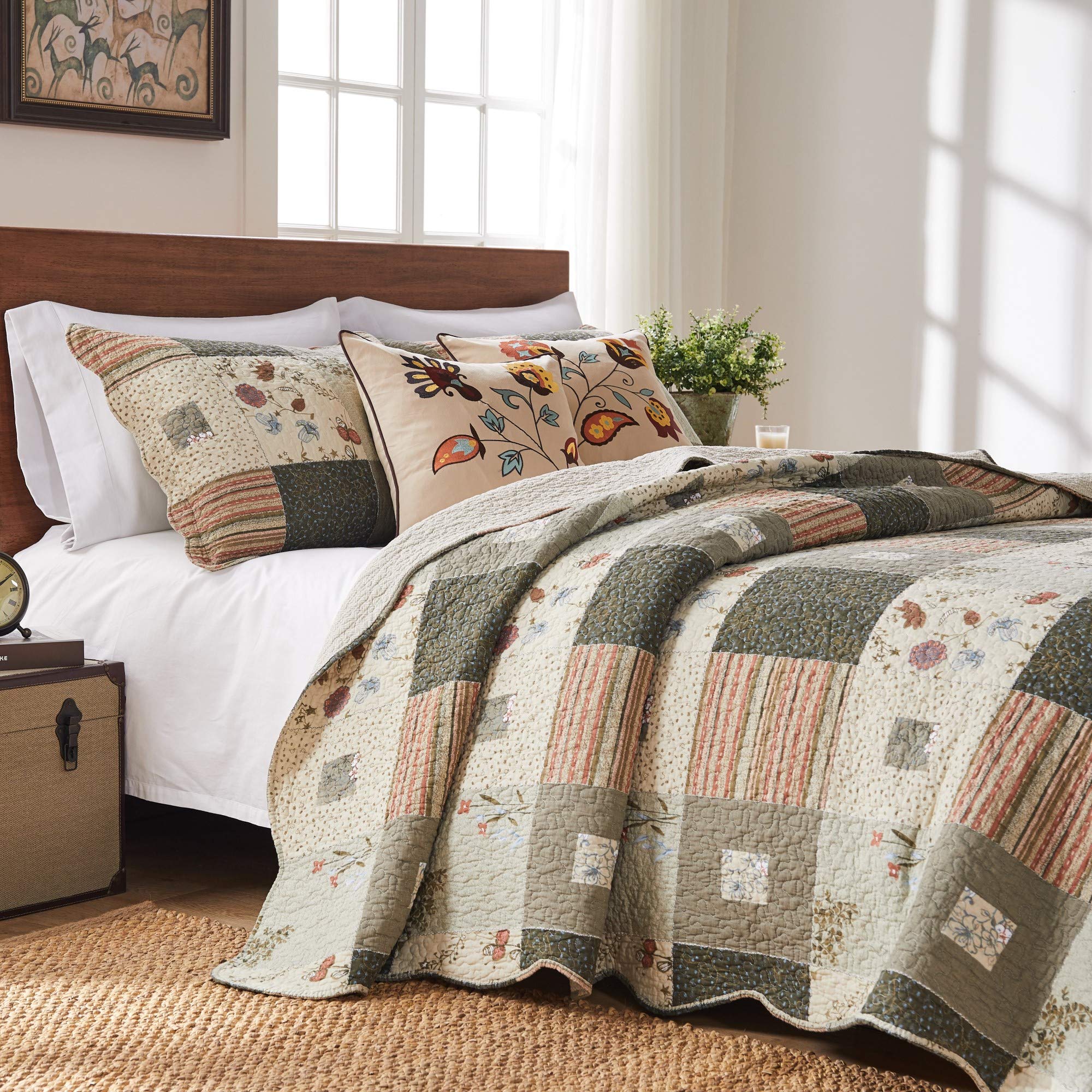 Greenland Home Fashions Sedona Regina - Trapunta e Federe