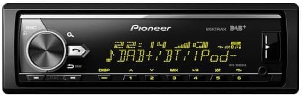 Pioneer MVH-X580DABAN - Autoradio 1DIN DAB+ RGB Bluetooth