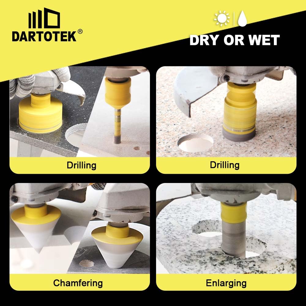 Punta per Trapano Diamantata 10pz M14 - immagine 3