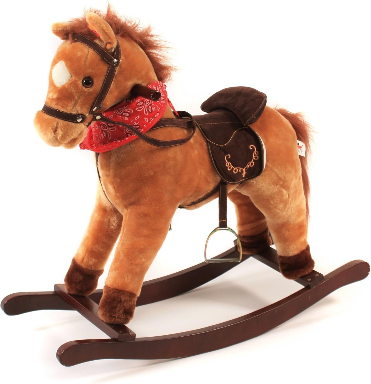 Bayer Chic 2000-Nein Cavallo a Dondolo, Colore Marrone, Piccolo, 404 05 - immagine 1