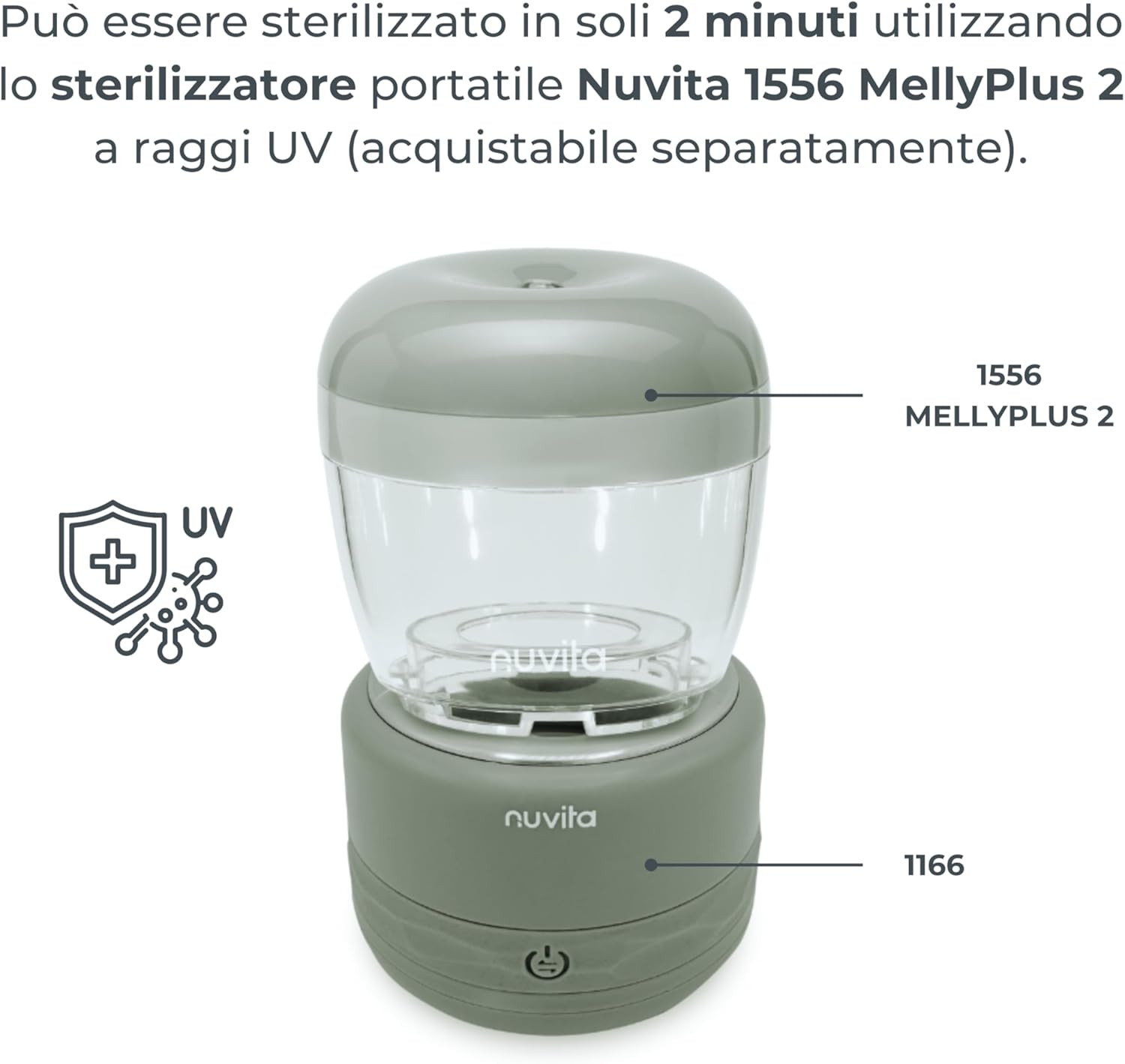Nuvita 1166 Warm70 Scaldabiberon Portatile Senza Fili - immagine 7