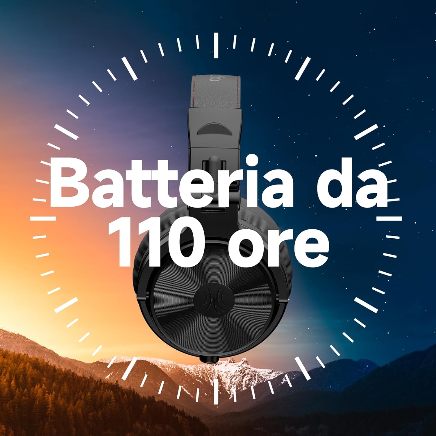 Oneodio Pro C - Cuffie Bluetooth Wireless Over Ear, Nero - immagine 4