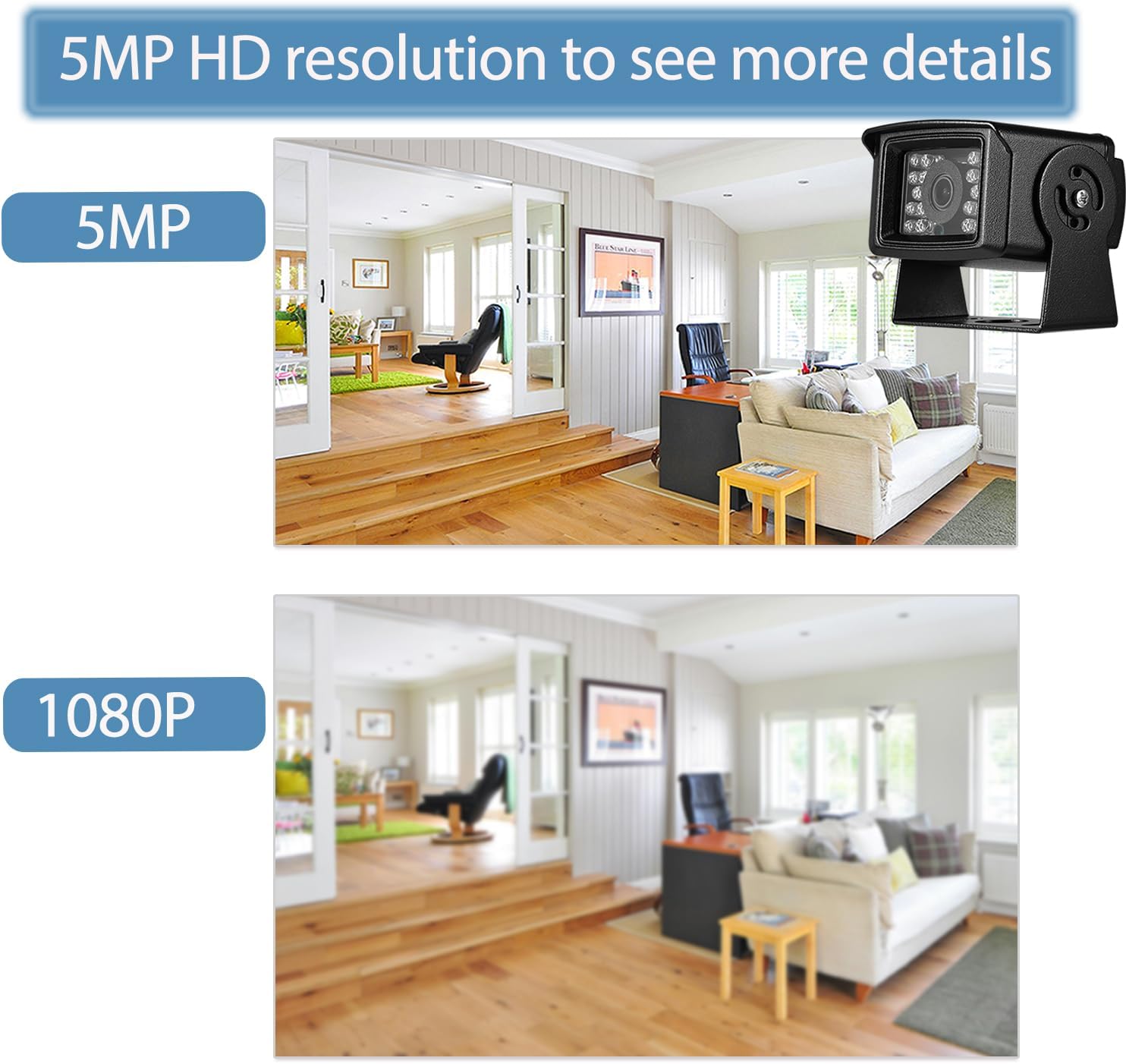 Revodata HD 5MP POE IP Camera Esterna/Interna - immagine 6