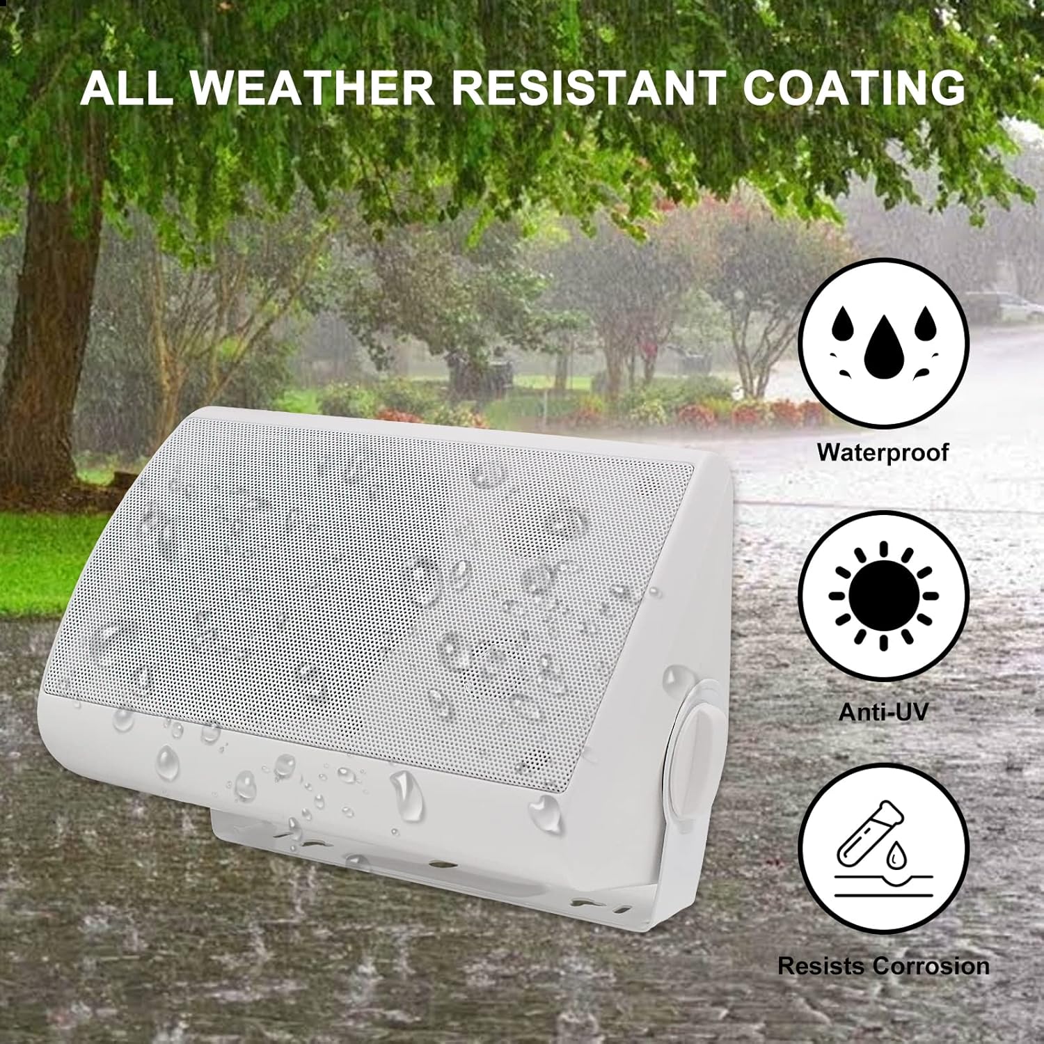 Herdio Casse per Esterno 5,25 Pollice 600 Watt - immagine 3