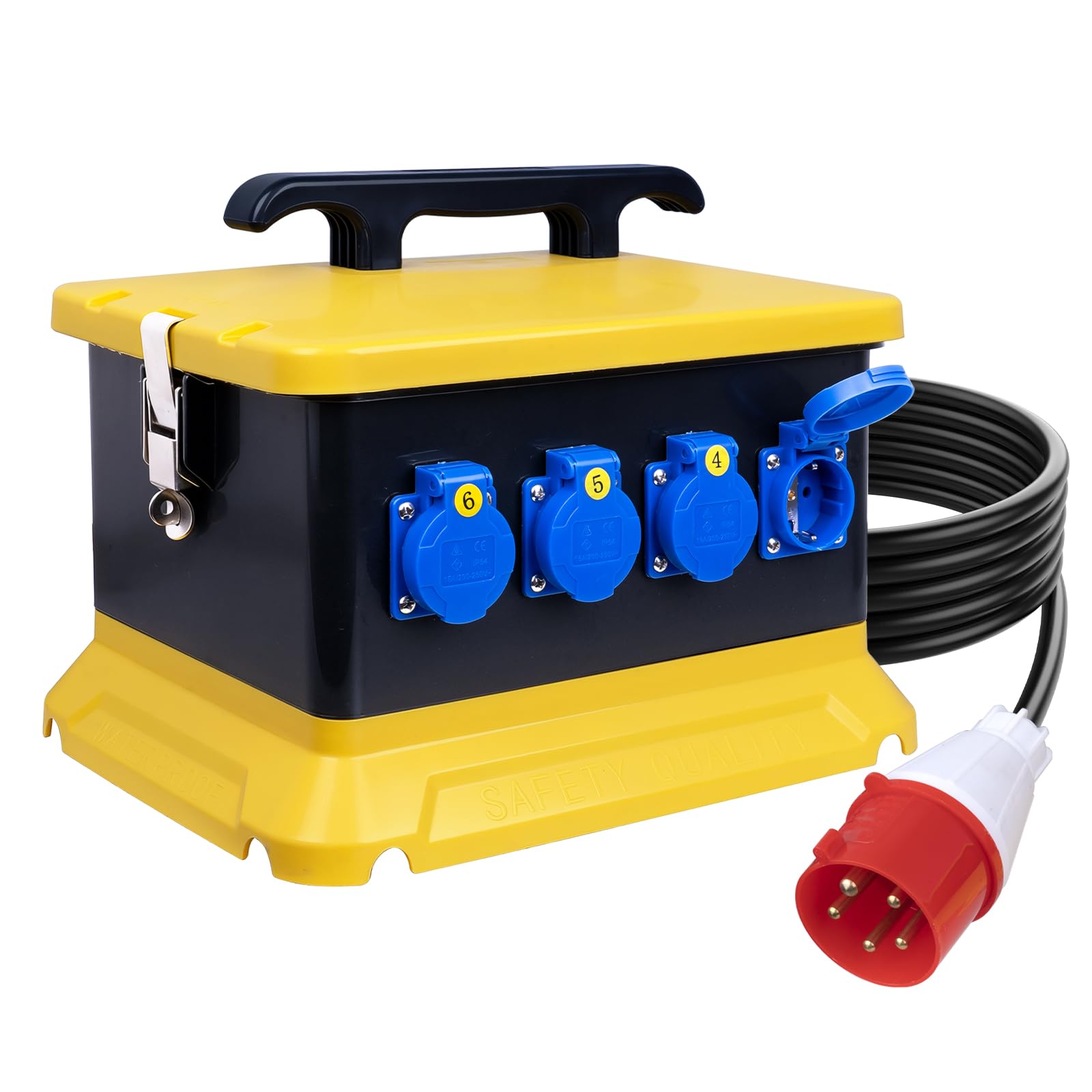 Distributore di Corrente da Cantiere IP54, 15 Moduli