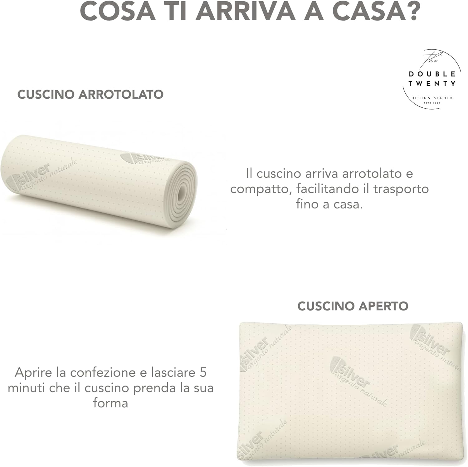 Cuscino in Memory Foam Ergonomico 10 cm - immagine 6