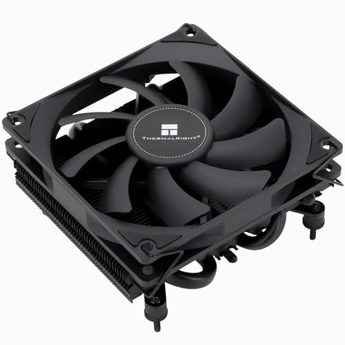 TR AXP90-X36 BLACK Low Profile Air Cooler per CPU, altezza 36 mm, ventola PWM TL-9015B Slim, tecnologia AGHP, per AMD AM4/Intel 1150/1151/1155/1156/1200(AXP90 X36 BLACK)