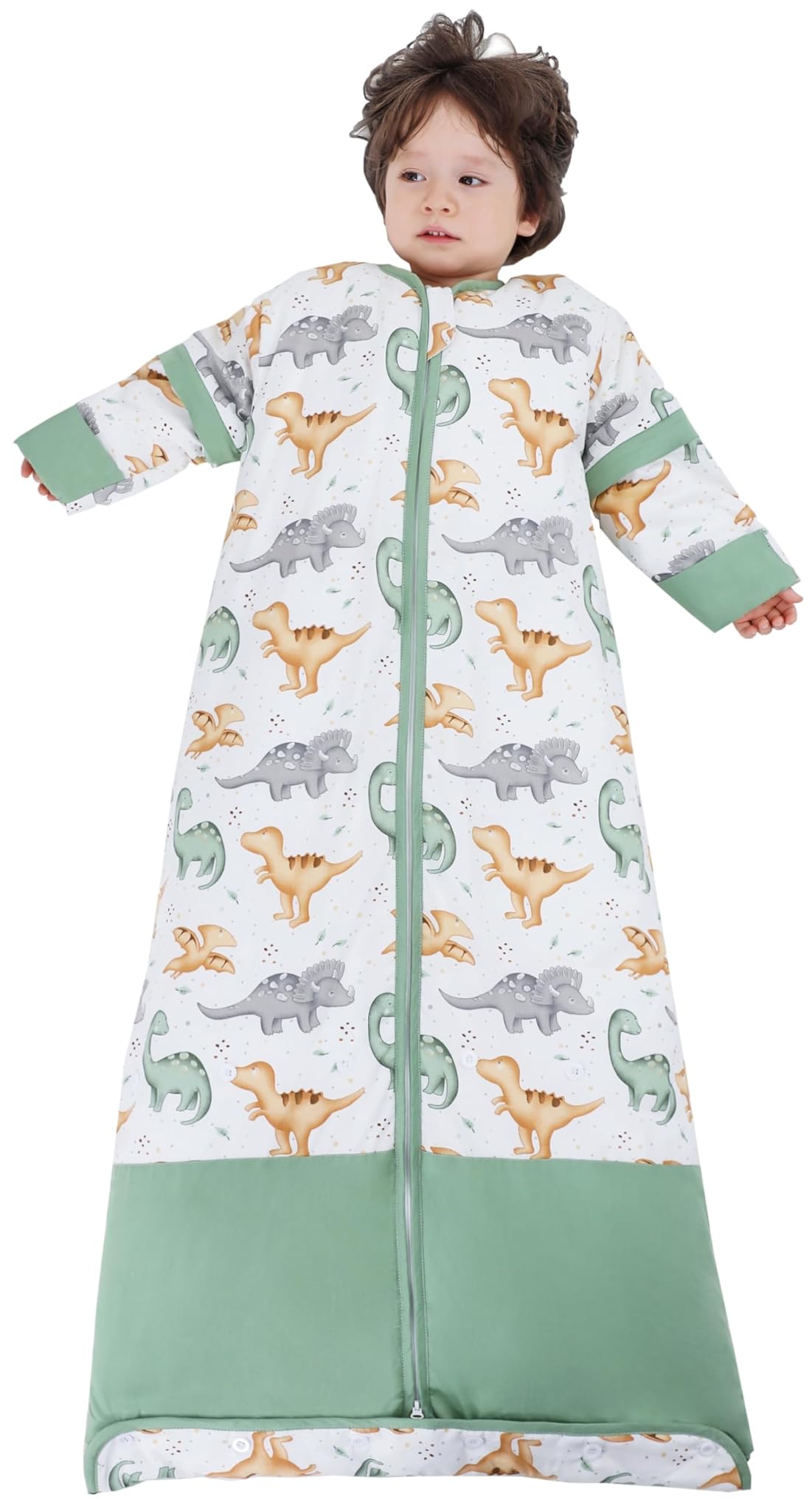 Chilsuessy Sacco a Pelo Bambini con Maniche Staccabili