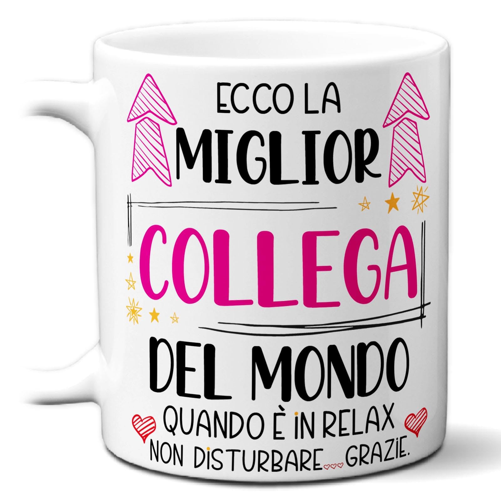 Stampatek Tazza Regalo Miglior Collega di Lavoro