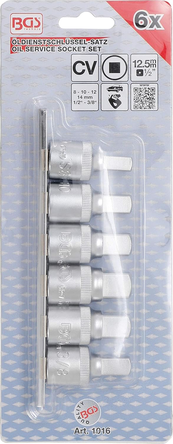 Bgs - Chiave Olio Servizio, 8-14 Mm, 6 Pz. - immagine 8