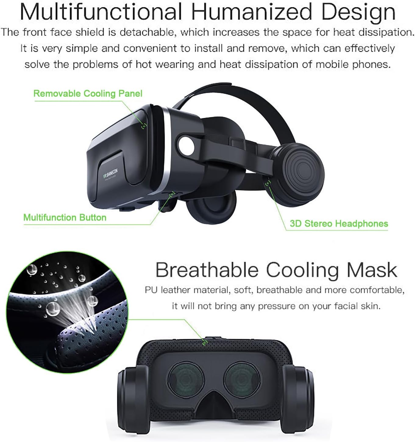 Cuffie VR Longlu con Controller per Smartphone - immagine 2