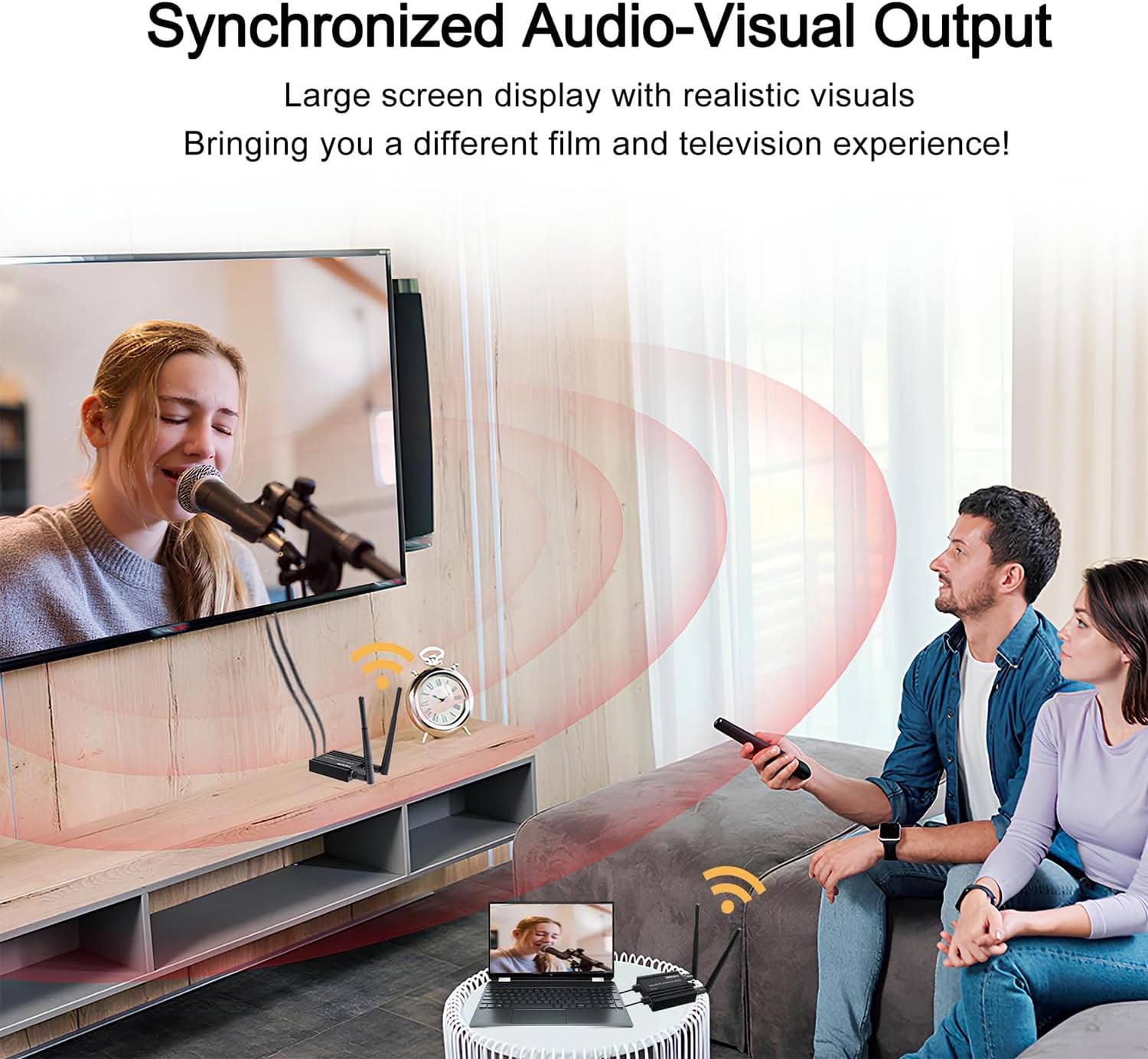 Wireless HDMI Transmitter and Receiver 4k 200M - immagine 8