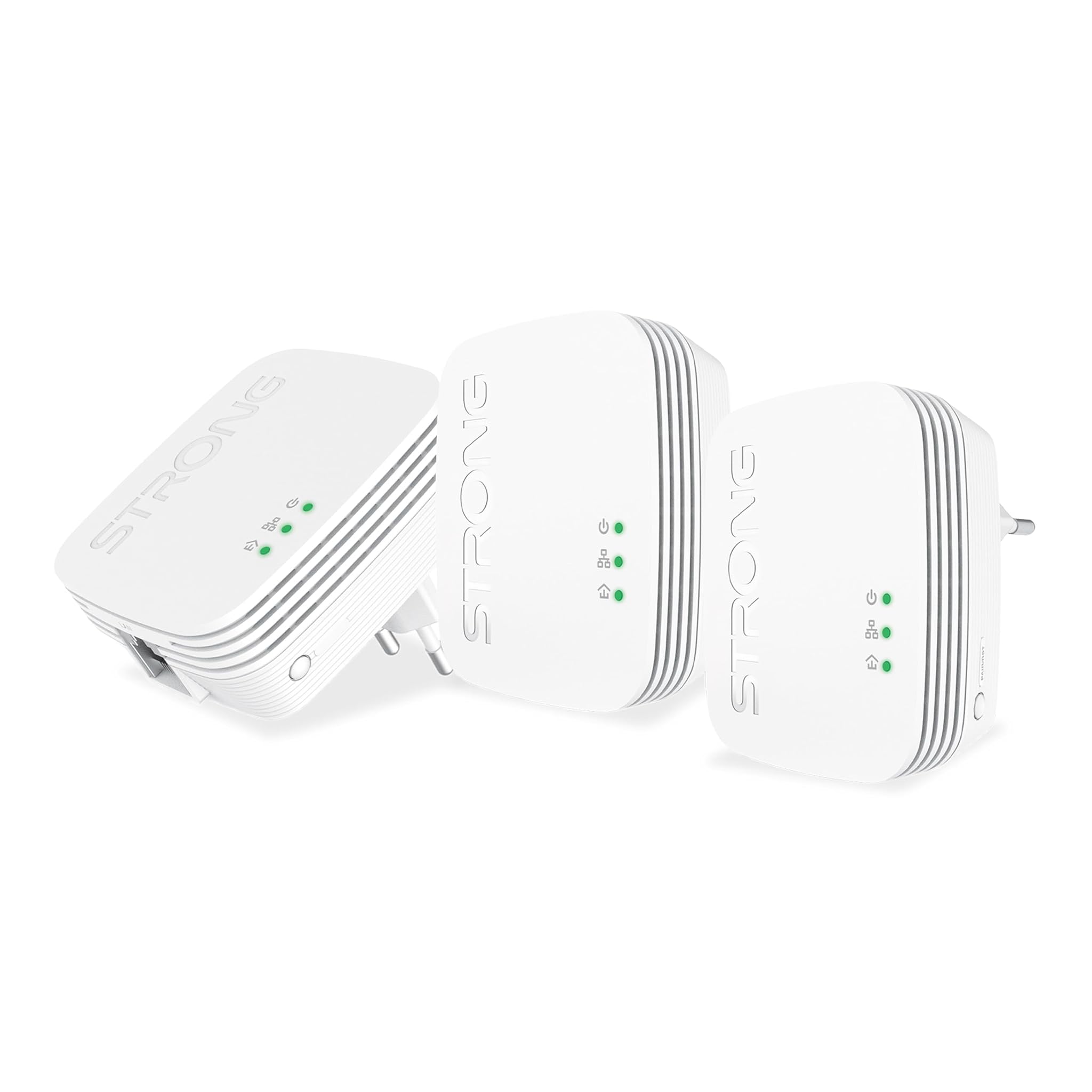 Strong Powerline 600 Triple Mini - 3 Adattatori 600 Mbps
