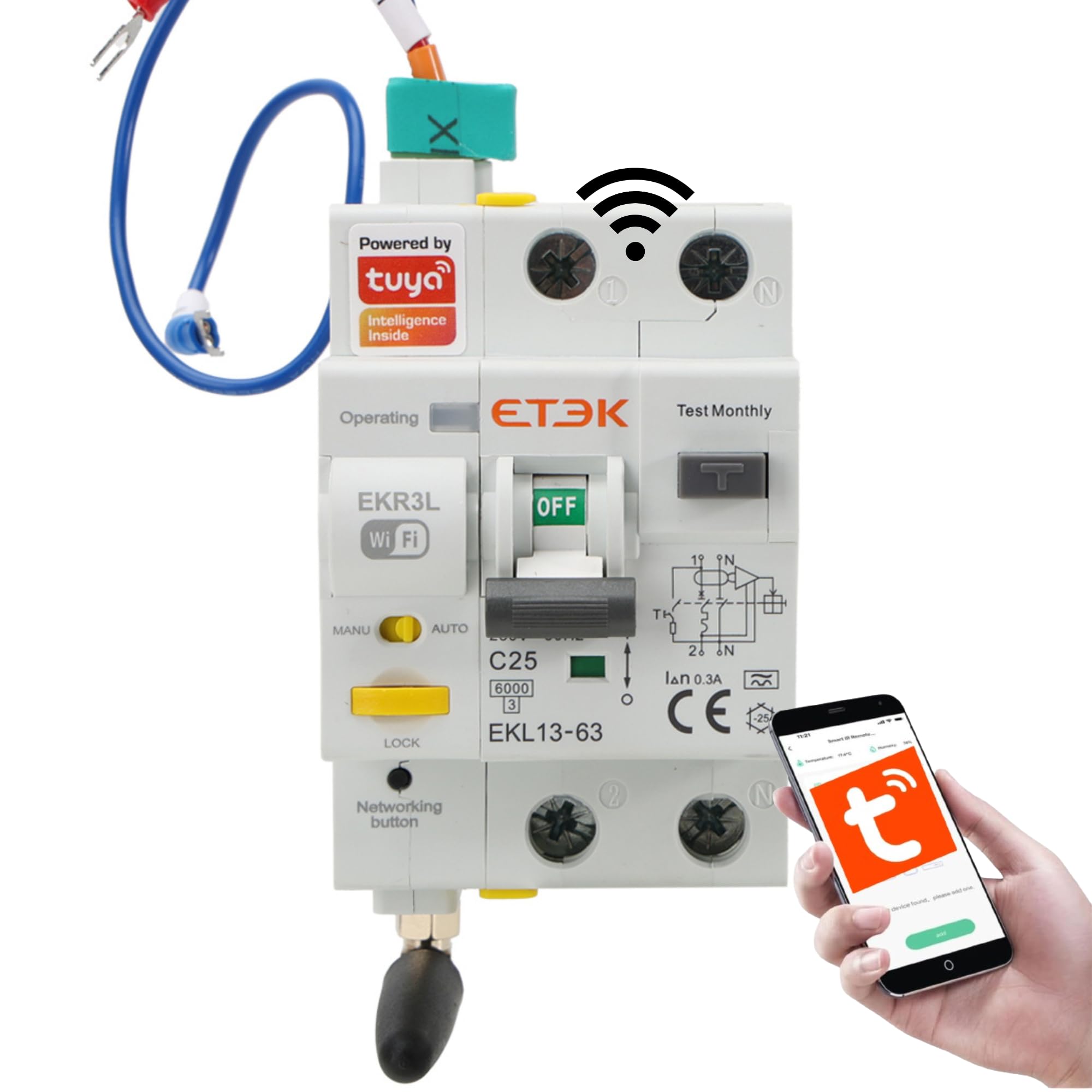 Differenziale Riarmabile WIFI 25A 300mA