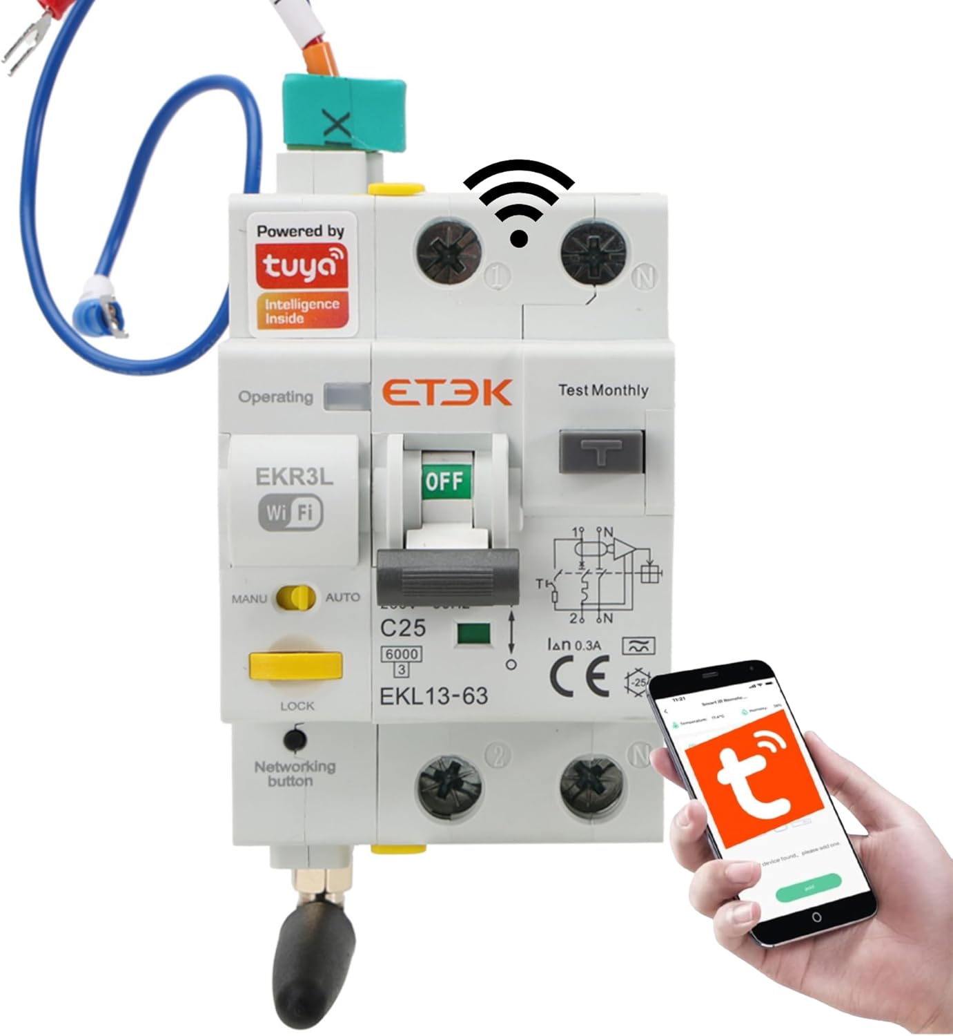 Differenziale Riarmabile WIFI 25A 300mA - immagine 1