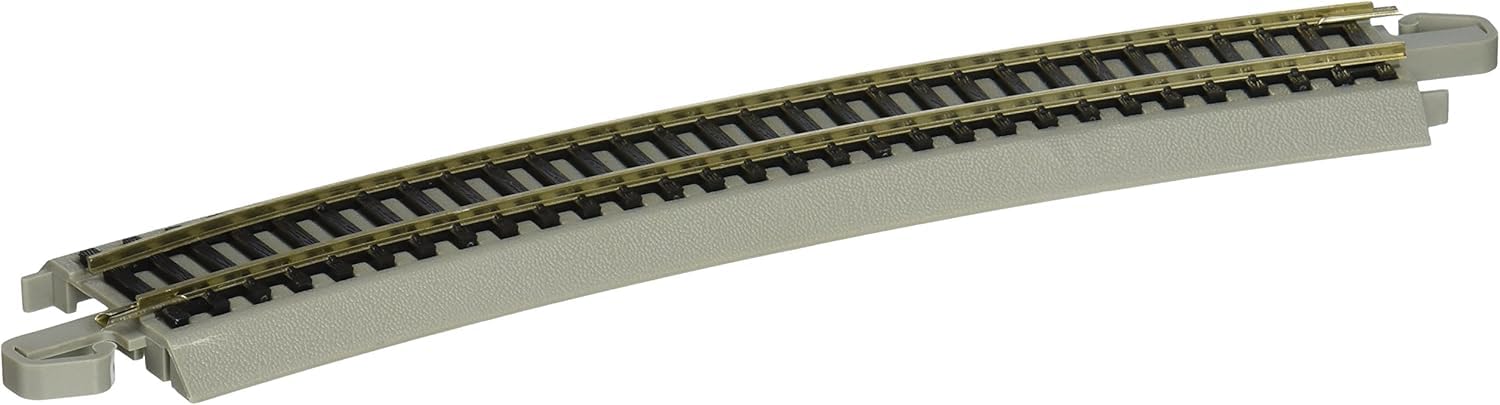 Bachmann Trains Snap – Fit e – Z Track 22 ¿Radius Curved Track – Bulk (50 pezzi)