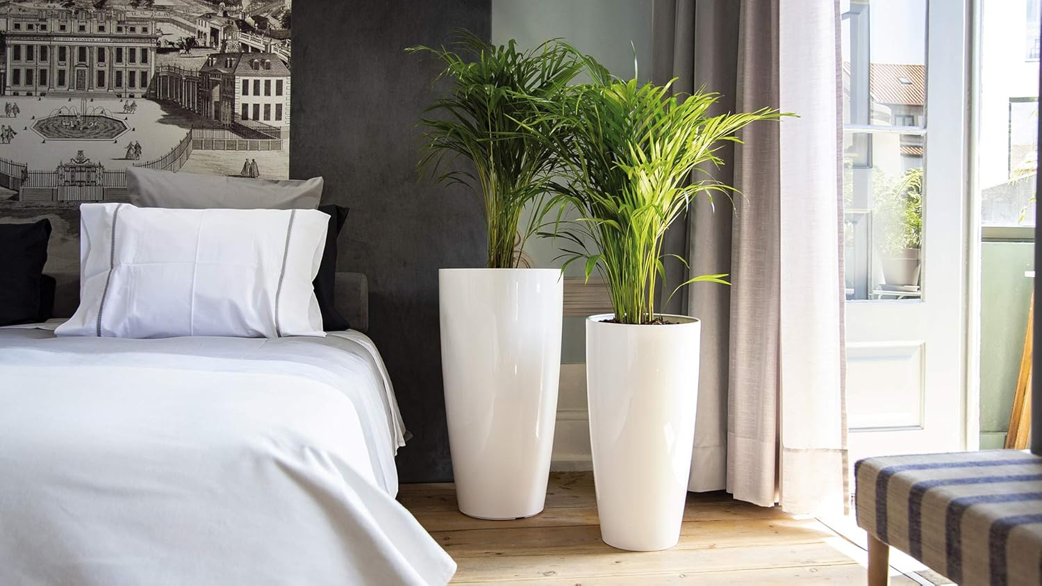 Artevasi Vaso Santorini 65 cm Bianco - immagine 2