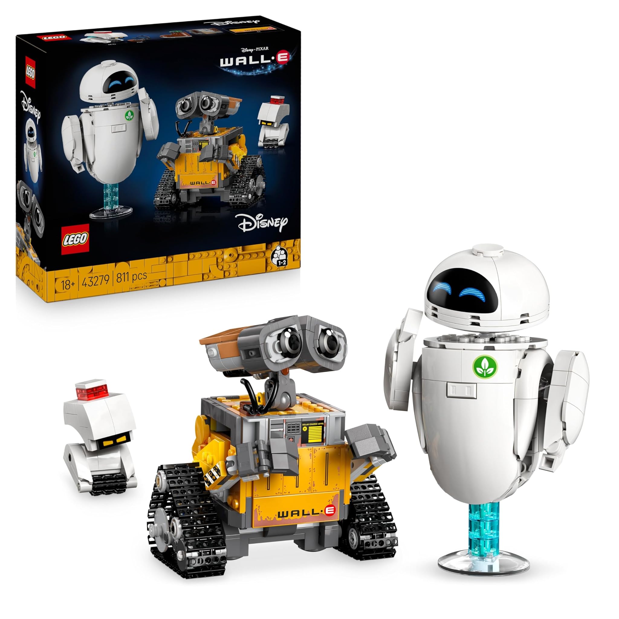 Lego | Disney Pixar WALL-E e EVE - Kit Modellismo Adulti