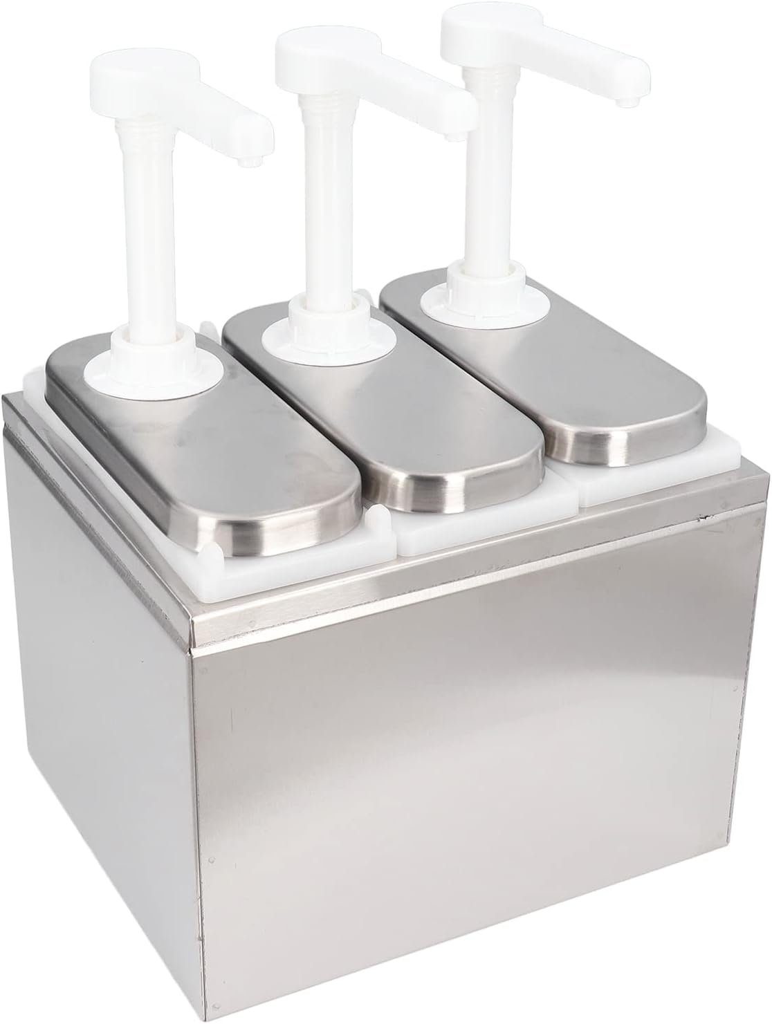 Pompa Dispenser per Salsa in Acciaio Inossidabile 1 L - immagine 1