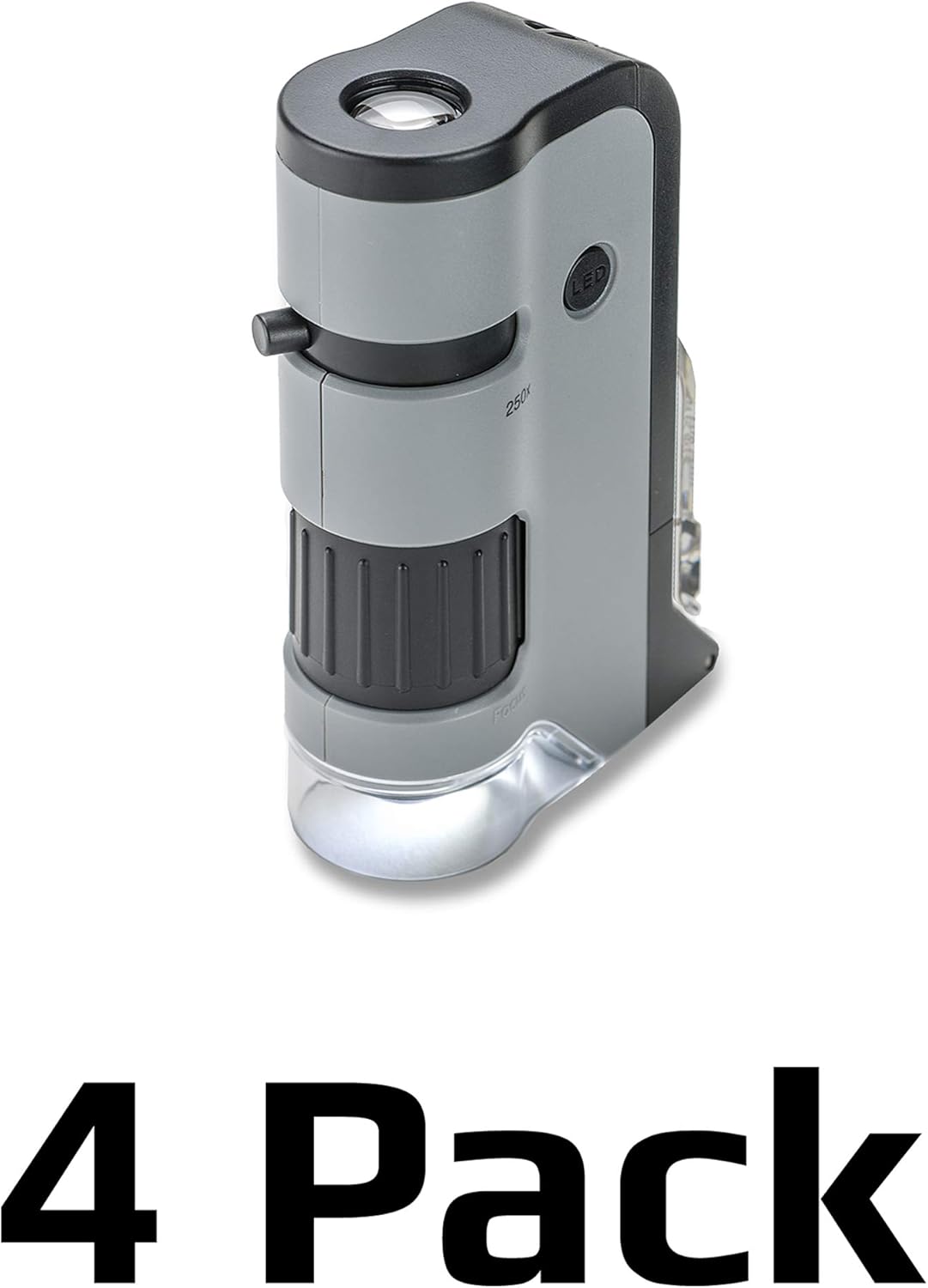 Carson MicroFlip 100x-250x Microscopio Tascabile LED e UV - immagine 2