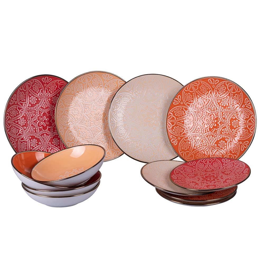 Servizio Piatti 12 Pezzi in Gres - Baku Sunset